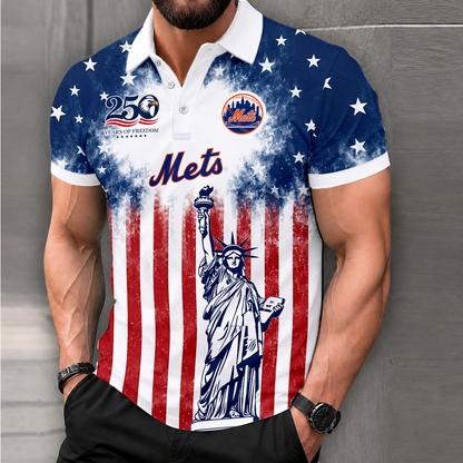 LIMITED EDITION - NEW CUSTOMIZED MLB17 NYM NEW YORK METS POLO SHIRT, ZIP POLO SHIRT & T-SHIRTS