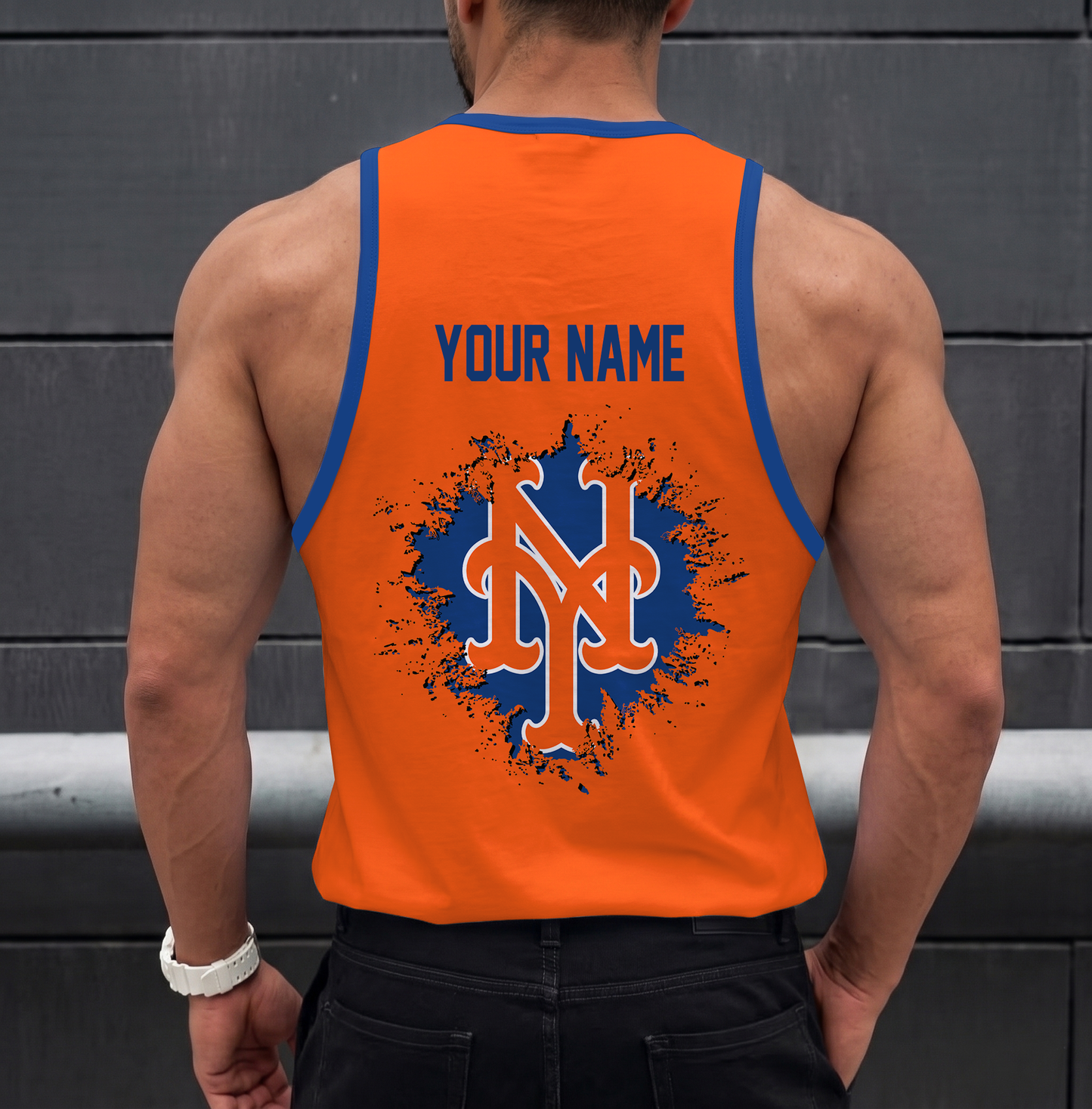 LIMITED EDITION - NEW CUSTOMIZED MLB17 NEW YORK METS UNISEX TANK TOP