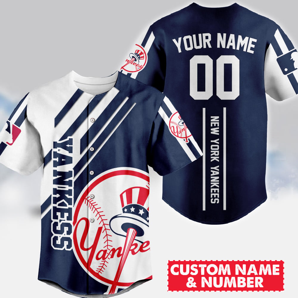 LIMITED EDITION - NEW CUSTOMIZED MLB01 NNY NEW YORK YANKEES BASEBALL JERSEY