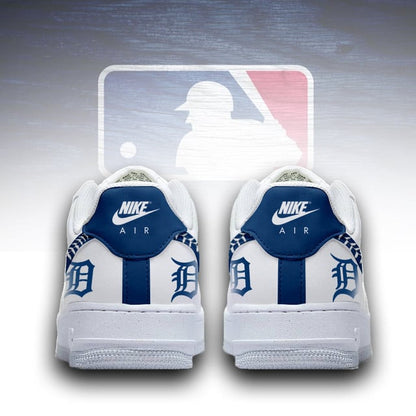 LIMITED EDITION - NEW CUSTOMIZED MLB16 DTS DETROIT TIGERS AF1 SNEAKERS