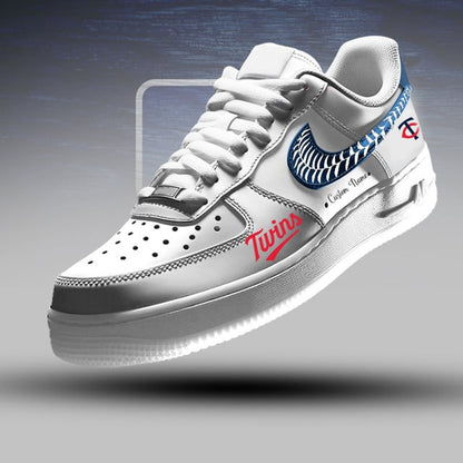 LIMITED EDITION - NEW CUSTOMIZED MLB22 MTS MINNESOTA TWINS AF1 SNEAKERS