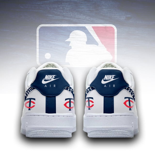 LIMITED EDITION - NEW CUSTOMIZED MLB22 MTS MINNESOTA TWINS AF1 SNEAKERS
