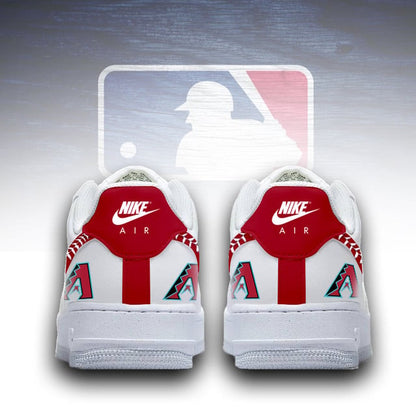 LIMITED EDITION - NEW CUSTOMIZED MLB07 ADS ARIZONA DIAMONDBACKS AF1 SNEAKERS