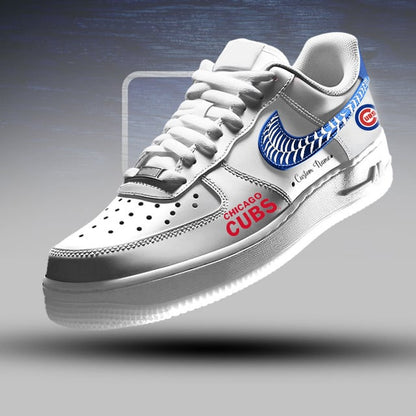LIMITED EDITION - NEW CUSTOMIZED MLB04 CCS CHICAGO CUBS AF1 SNEAKERS