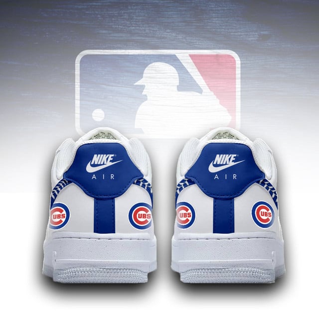 LIMITED EDITION - NEW CUSTOMIZED MLB04 CCS CHICAGO CUBS AF1 SNEAKERS