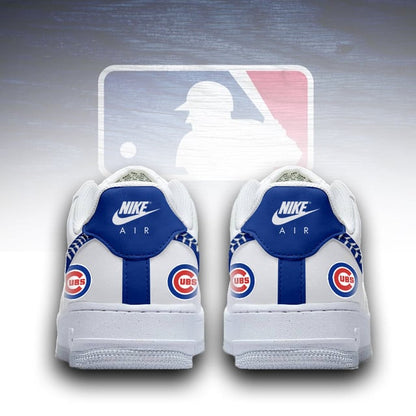 LIMITED EDITION - NEW CUSTOMIZED MLB04 CCS CHICAGO CUBS AF1 SNEAKERS