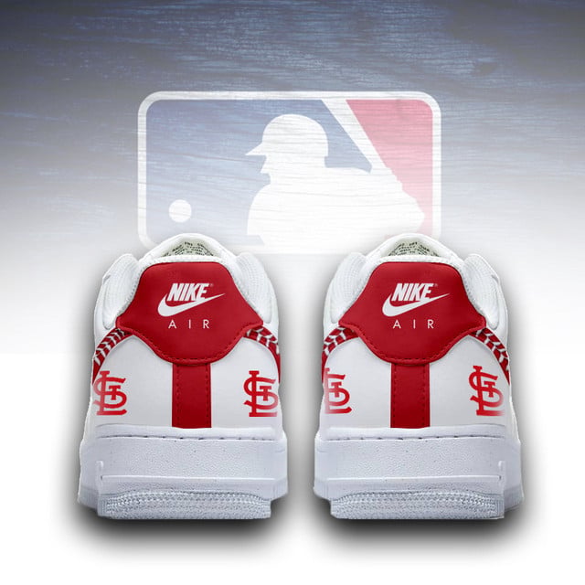 LIMITED EDITION - NEW CUSTOMIZED MLB24 SLC ST. LOUIS CARDINALS AF1 SNEAKERS