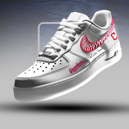 LIMITED EDITION - NEW CUSTOMIZED MLB13 CGS CLEVELAND GUARDIANS AF1 SNEAKERS