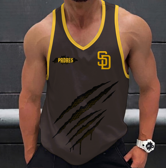 LIMITED EDITION - NEW CUSTOMIZED MLB18 SAN DIEGO PADRES UNISEX TANK TOP
