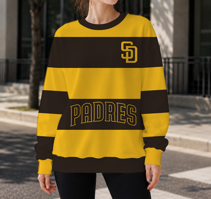 FINAL SALE - NEW CUSTOMIZED MLB18 SDP SAN DIEGO PADRES UNISEX SWEATSHIRT