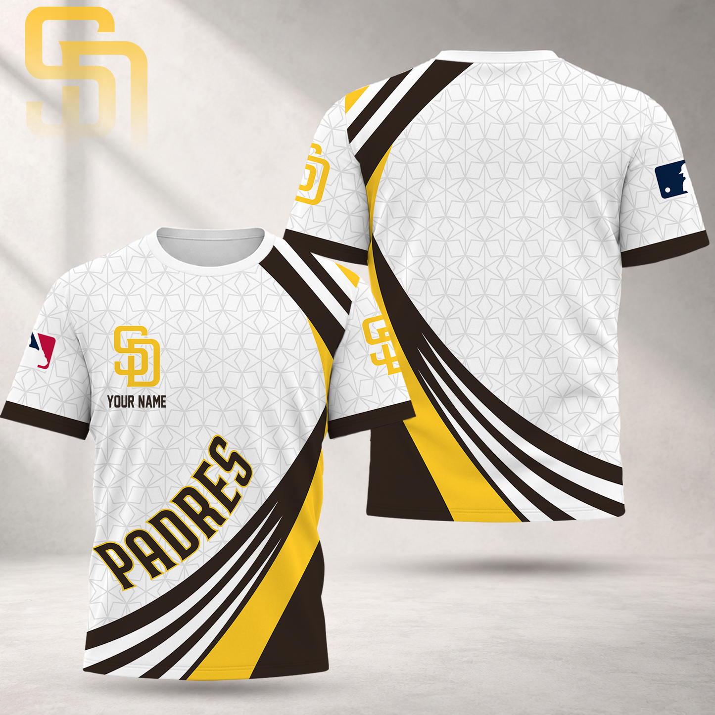 FINAL SALE - NEW CUSTOMIZED MLB18 SDP SAN DIEGO PADRES T-SHIRT, POLO SHIRT, ZIP POLO SHIRT, SWEATSHIRT, HOODIE & ZIP HOODIE