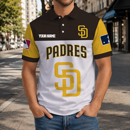 HOT DEAL - NEW CUSTOMIZED MLB18 SDP SAN DIEGO PADRES T-SHIRT, POLO SHIRT, ZIP POLO SHIRT, SWEATSHIRT, HOODIE & ZIP HOODIE