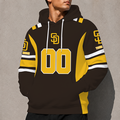 VIRAL EDITION - NEW CUSTOMIZED MLB18 SDP SAN DIEGO PADRES HOODIE, ZIP HOODIE, T-SHIRT, POLO SHIRT, ZIP POLO SHIRT & SWEATSHIRT