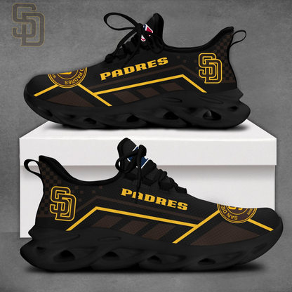 SPECIAL EDITION - NEW CUSTOMIZED MLB18 SDP SAN DIEGO PADRES MAX SOUL SHOES