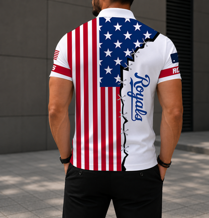 LIMITED EDITION - NEW CUSTOMIZED MLB19 KCR KANSAS CITY ROYALS POLO SHIRT, ZIP POLO SHIRT & T-SHIRTS