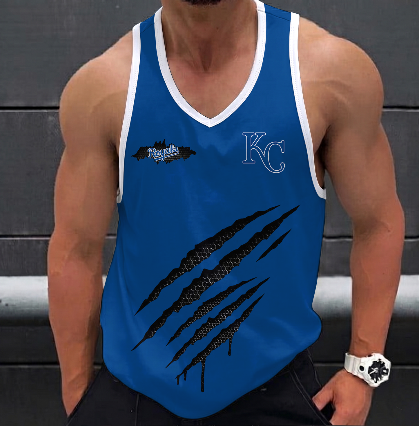 LIMITED EDITION - NEW CUSTOMIZED MLB19 KANSAS CITY ROYALS UNISEX TANK TOP