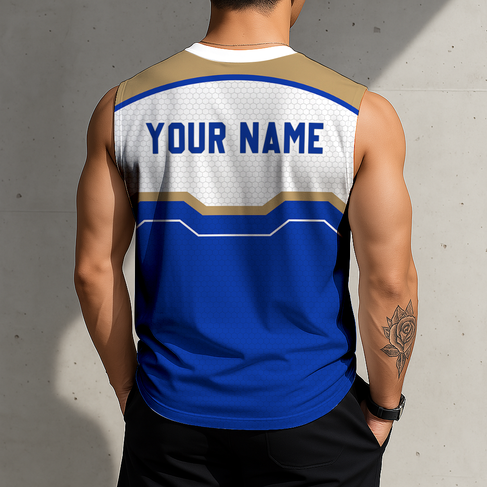 FINAL SALE - NEW CUSTOMIZED MLB19 KCR KANSAS CITY ROYALS MEN'S GYM SHIRT