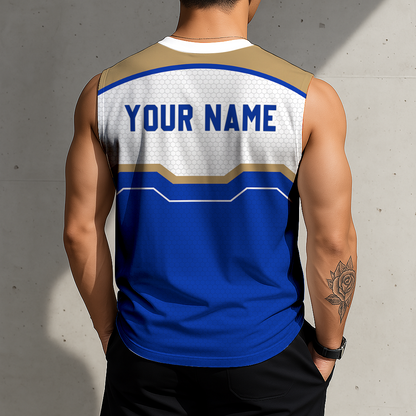 FINAL SALE - NEW CUSTOMIZED MLB19 KCR KANSAS CITY ROYALS MEN'S GYM SHIRT