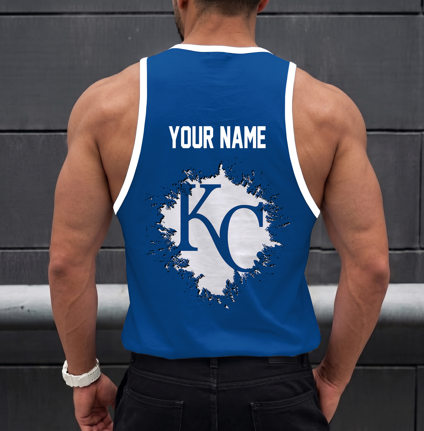 LIMITED EDITION - NEW CUSTOMIZED MLB19 KANSAS CITY ROYALS UNISEX TANK TOP