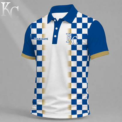 FINAL SALE - NEW CUSTOMIZED MLB19 KCR KANSAS CITY ROYALS T-SHIRT, POLO SHIRT, ZIP POLO SHIRT, SWEATSHIRT, HOODIE & ZIP HOODIE