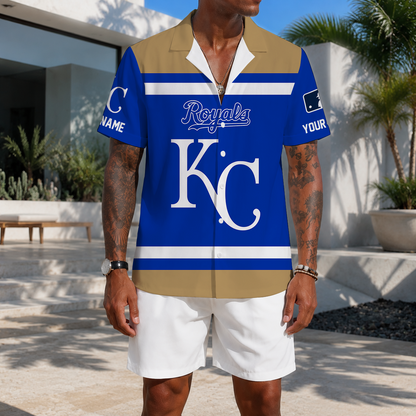 MEGA SALE - NEW CUSTOMIZED MLB19 KCR KANSAS CITY ROYALS UNISEX HAWAIIAN SHIRT