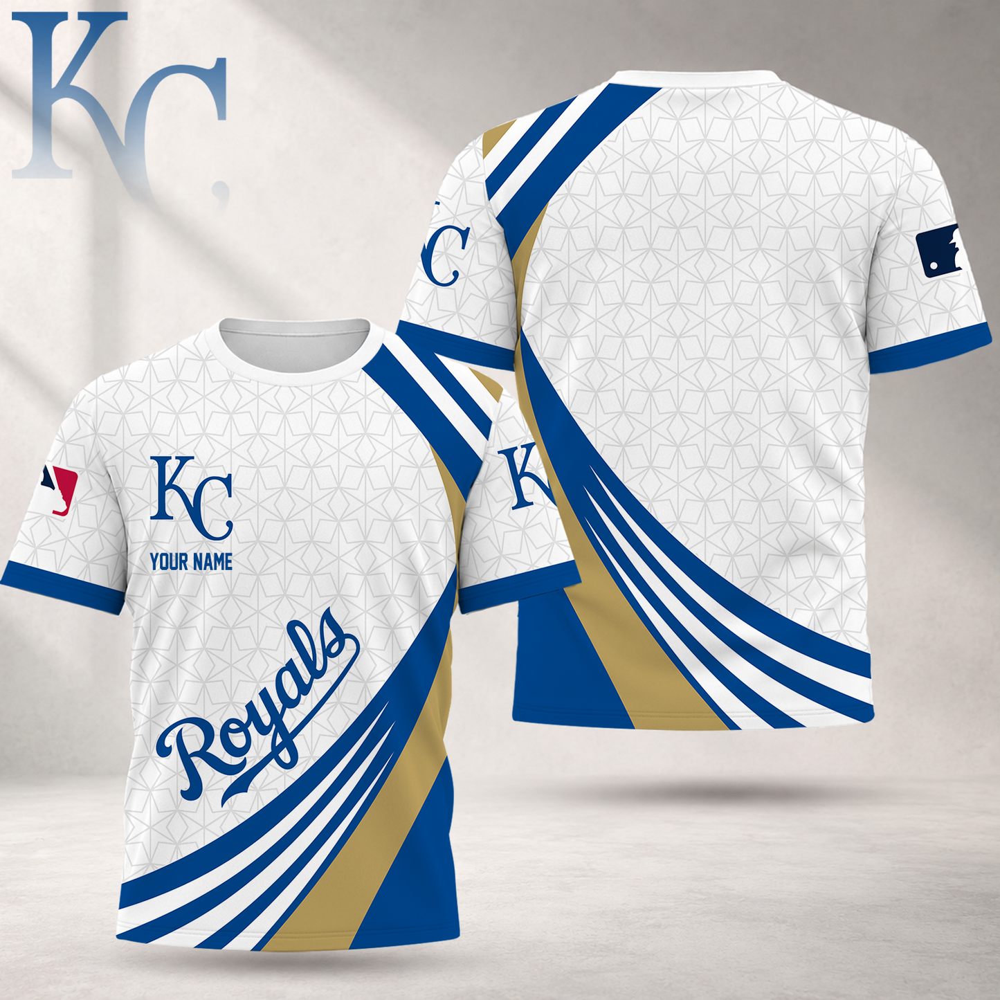 FINAL SALE - NEW CUSTOMIZED MLB19 KCR KANSAS CITY ROYALS T-SHIRT, POLO SHIRT, ZIP POLO SHIRT, SWEATSHIRT, HOODIE & ZIP HOODIE