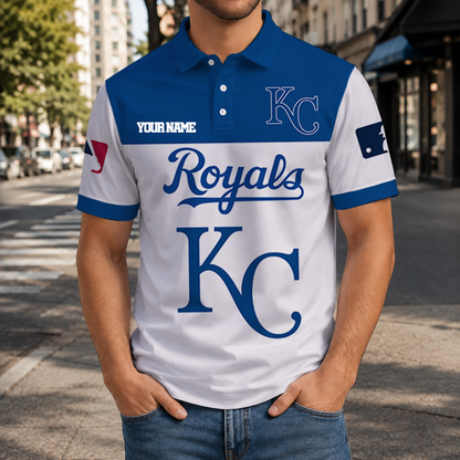 HOT DEAL - NEW CUSTOMIZED MLB19 KCR KANSAS CITY ROYALS T-SHIRT, POLO SHIRT, ZIP POLO SHIRT, SWEATSHIRT, HOODIE & ZIP HOODIE
