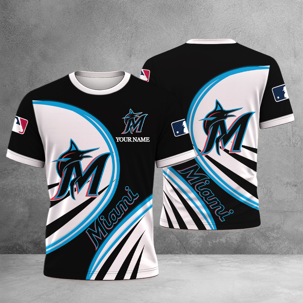 SPECIAL EDITION - NEW CUSTOMIZED MLB20 MMS MIAMI MARLINS T-SHIRT, POLO SHIRT, ZIP POLO SHIRT, SWEATSHIRT, HOODIE & ZIP HOODIE