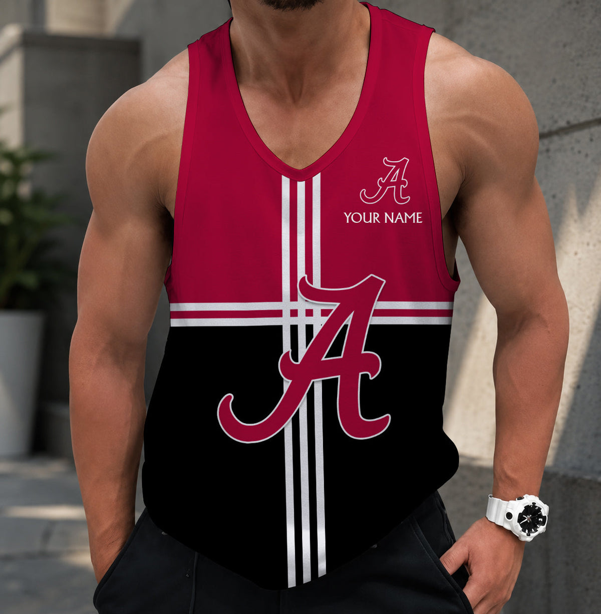 VIRAL EDITION - NEW CUSTOMIZED NCAA CWS21 ABC ALABAMA CRIMSON TIDE UNISEX TANK TOP
