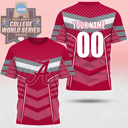 LIMITED EDITION - NEW CUSTOMIZED NCAA CWS21 ABC ALABAMA CRIMSON TIDE T-SHIRT, POLO SHIRT, ZIP POLO SHIRT, SWEATSHIRT, HOODIE & ZIP HOODIE