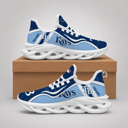 VIRAL EDITION - NEW CUSTOMIZED MLB21 TBR TAMPA BAY RAYS MAX SOUL SHOES