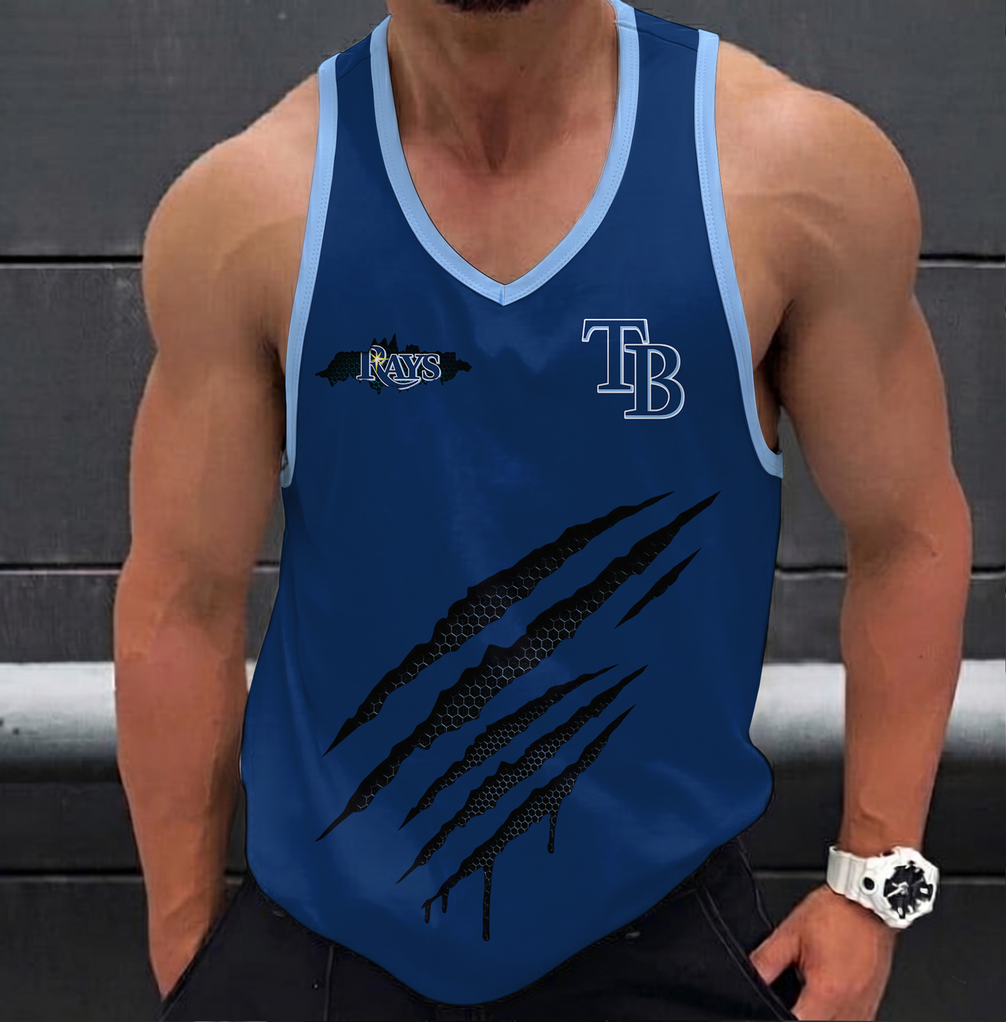 LIMITED EDITION - NEW CUSTOMIZED MLB21 TAMPA BAY RAYS UNISEX TANK TOP