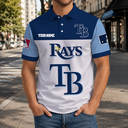 HOT DEAL - NEW CUSTOMIZED MLB21 TBR TAMPA BAY RAYS T-SHIRT, POLO SHIRT, ZIP POLO SHIRT, SWEATSHIRT, HOODIE & ZIP HOODIE