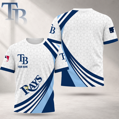 FINAL SALE - NEW CUSTOMIZED MLB21 TBR TAMPA BAY RAYS T-SHIRT, POLO SHIRT, ZIP POLO SHIRT, SWEATSHIRT, HOODIE & ZIP HOODIE