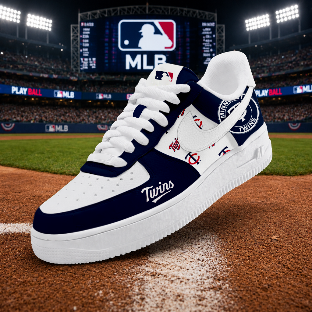 LIMITED EDITION - NEW CUSTOMIZED MLB22 MTS MINNESOTA TWINS AF1 SHOES