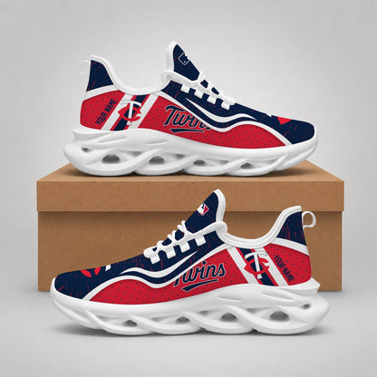 VIRAL EDITION - NEW CUSTOMIZED MLB22 MTS MINNESOTA TWINS MAX SOUL SHOES