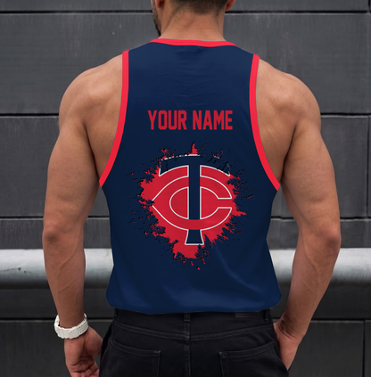 LIMITED EDITION - NEW CUSTOMIZED MLB22 MINNESOTA TWINS UNISEX TANK TOP