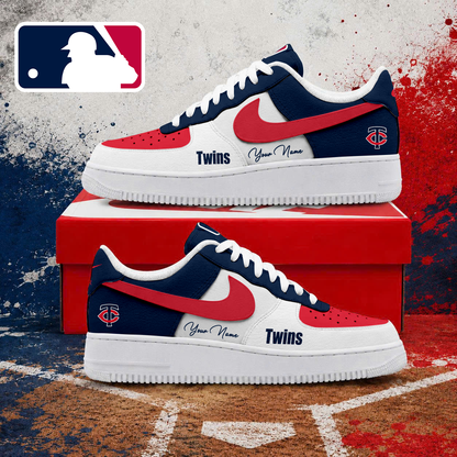 LIMITED EDITION - NEW CUSTOMIZED MLB22 MTS MINNESOTA TWINS AF1 SHOES