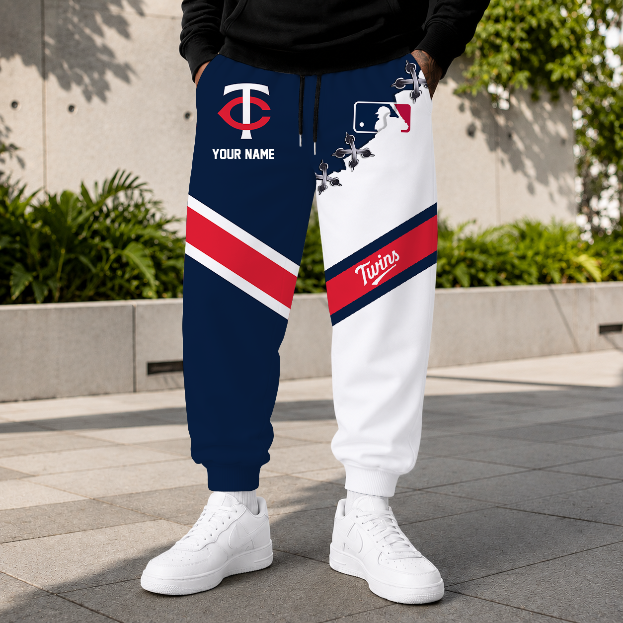 FINAL SALE - NEW CUSTOMIZED MLB22 MTS MINNESOTA TWINS SWEATPANTS