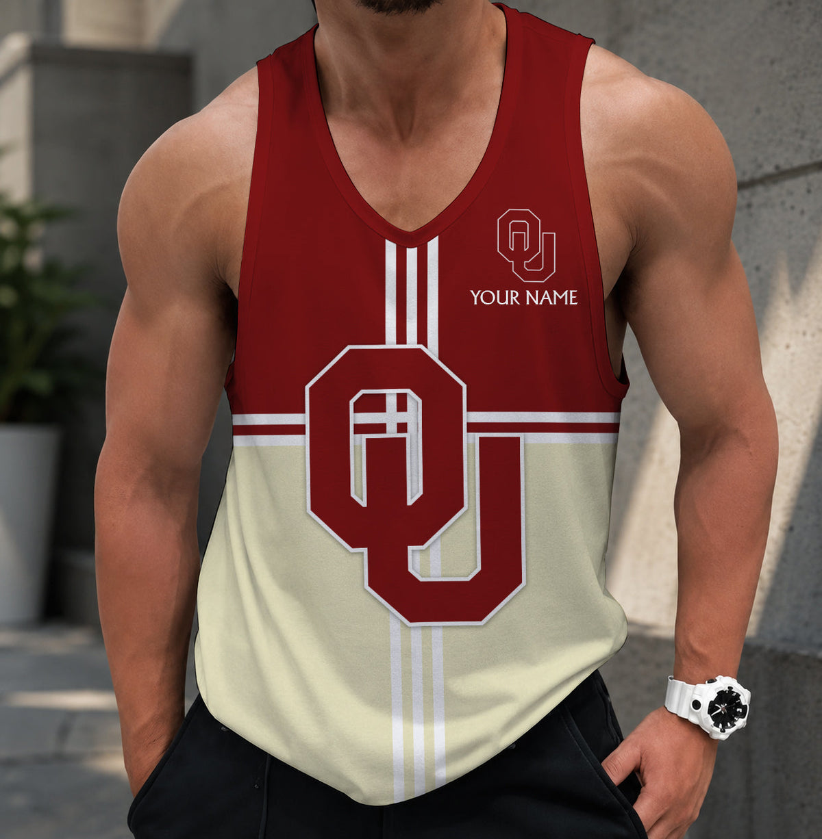 VIRAL EDITION - NEW CUSTOMIZED NCAA CWS22 OUS OKLAHOMA SOONERS UNISEX TANK TOP