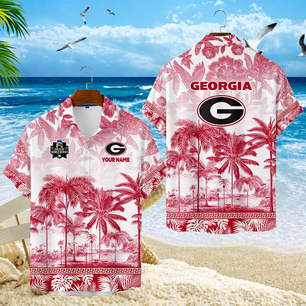 LIMITED EDITION - NEW CUSTOMIZED CWS23 GEB GEORGIA BULLDOGS UNISEX HAWAIIAN SHIRT