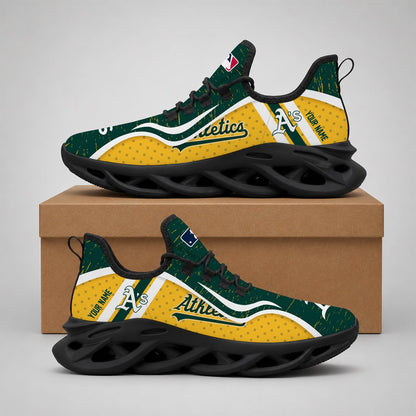 VIRAL EDITION - NEW CUSTOMIZED MLB23 OAS OAKLAND ATHLETICS MAX SOUL SHOES