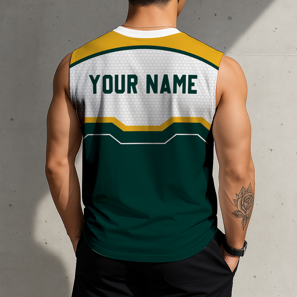 FINAL SALE - NEW CUSTOMIZED MLB23 OAS OAKLAND ATHLETICS MEN'S GYM SHIRT