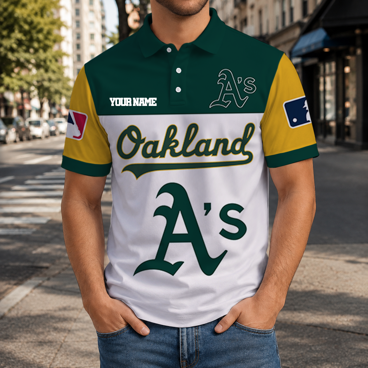 HOT DEAL - NEW CUSTOMIZED MLB23 OAS OAKLAND ATHLETICS T-SHIRT, POLO SHIRT, ZIP POLO SHIRT, SWEATSHIRT, HOODIE & ZIP HOODIE
