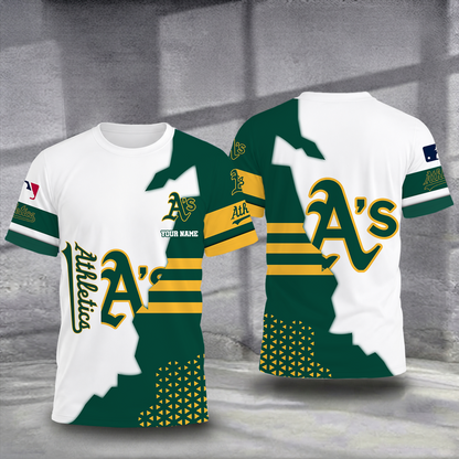 MEGA SALE - NEW CUSTOMIZED MLB23 OAS OAKLAND ATHLETICS T-SHIRT, POLO SHIRT, ZIP POLO SHIRT, SWEATSHIRT, HOODIE & ZIP HOODIE