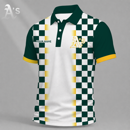 FINAL SALE - NEW CUSTOMIZED MLB23 OAS OAKLAND ATHLETICS T-SHIRT, POLO SHIRT, ZIP POLO SHIRT, SWEATSHIRT, HOODIE & ZIP HOODIE