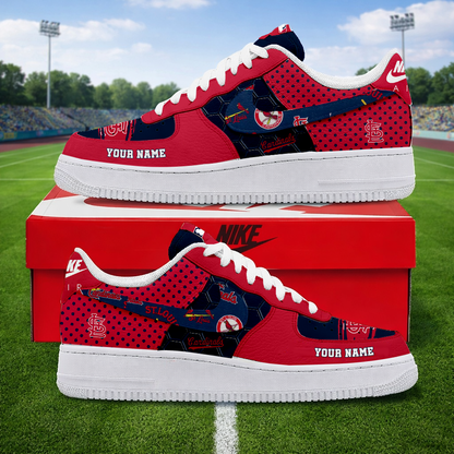 SPECIAL OFFER - NEW CUSTOMIZED MLB24 SLC ST. LOUIS CARDINALS AF1 SNEAKERS