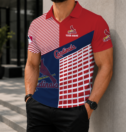 LIMITED EDITION - NEW CUSTOMIZED MLB24 SLC ST. LOUIS CARDINALS POLO SHIRT