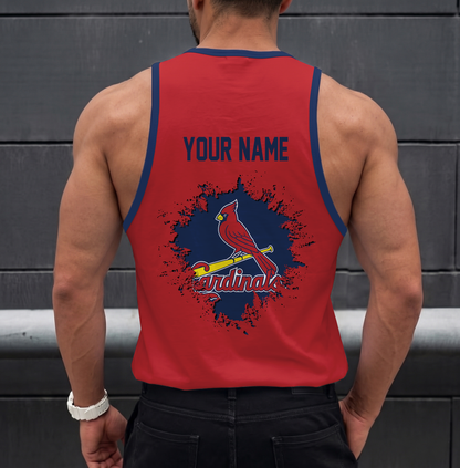 LIMITED EDITION - NEW CUSTOMIZED MLB24 ST. LOUIS CARDINALS UNISEX TANK TOP