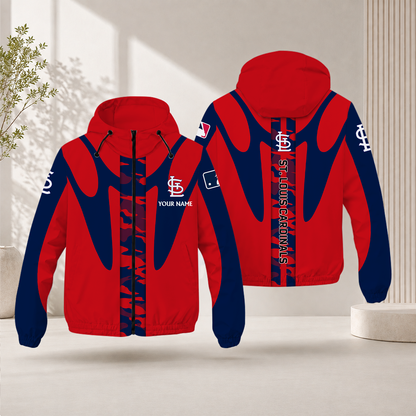 LIMITED EDITION - NEW CUSTOMIZED MLB24 SLC ST. LOUIS CARDINALS WINDBREAKER JACKET